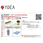 Kit Filtrazione Fiat Grande Punto 1.3 MJ Punto Evo 1.3 MJ PURFLUX - Ydea K107FT