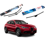 Coppia Spazzole Ant.+Post. Bosch Aerotwin Per Alfa Romeo Stelvio (949_) 12/2016