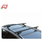 Barre Tetto Portatutto G3 CLOP 127cm in acciaio per Hyundai Tucson con rails