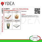 Kit Tagliando Filtri Toyota Yaris II Urban Cruiser 1.4 D-4D - Ydea K180TY