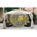 Set 4 Teli Laterali Per Gazebo Sahara Mt.4X4