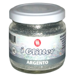 Glitter Polvere Gr.50 Colore Argento