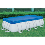 Telo copertura copripiscina per piscina rettangolare fuoriterra mm 549x274xh122