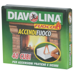 Diavolina Accendifuoco 40 Cubetti Art.15300