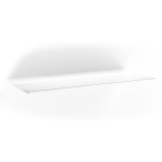 Mensola Mod.Vitra Mm.6 Bianco Cm.12X45