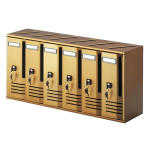 Alubox Cassetta Cuboa 6 Posti Bronzo Art.C6