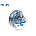 2 Lampade Philips H4 White Vision Ultra 4200K 12v 55/60 W Sharp White Look