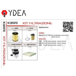 Kit Tagliando Filtri Ford Focus II 1.6 Volvo C30 S40 II V50 1.6 D - Ydea K185FD