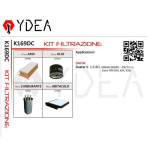 Kit Tagliando Filtri Dacia DUSTER II 1.5 dCI 80KW/109CV 08/13> - Ydea K169DC