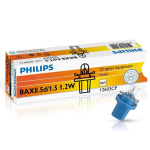 10x Lampada Philips BAX BAX8.5d 1.2W 12V Blu 1° Philips-